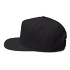 Embroidered Flat Bill Cap, Trendy Snapback Hat, Cool Streetwear Accessory, Unique Gift for Him, Casual Wear for All Seasons