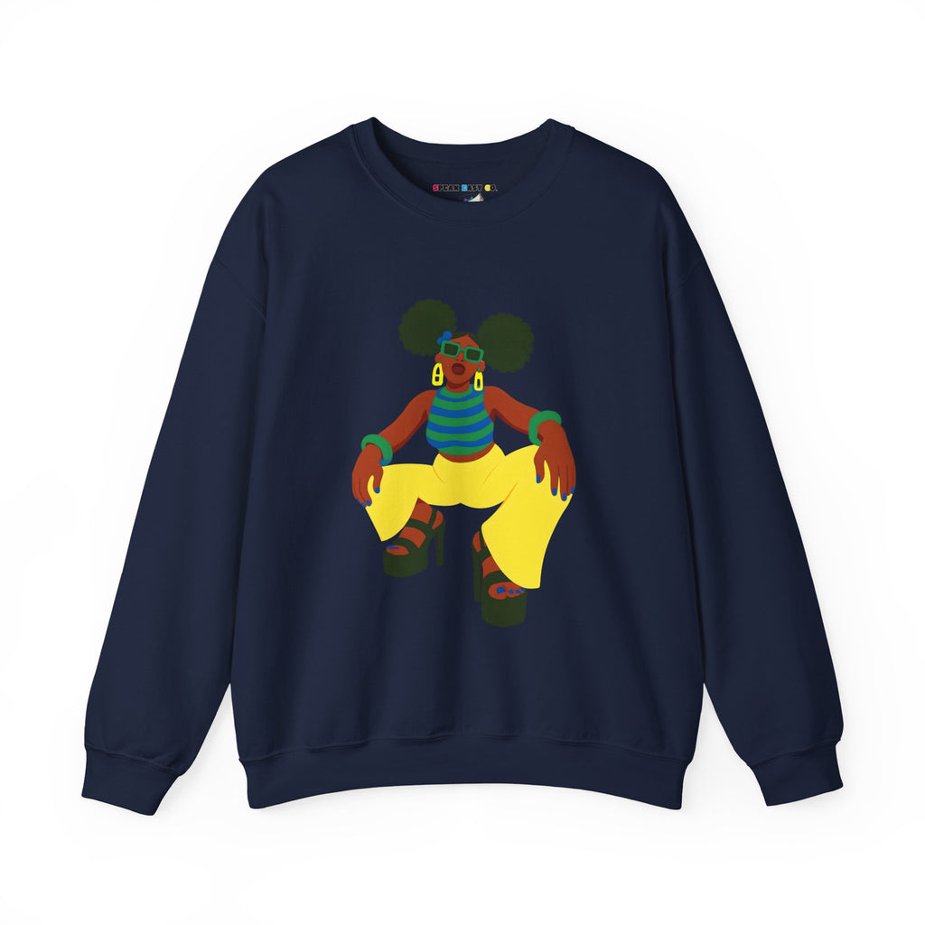 Afro Puffs Crewneck Sweatshirt