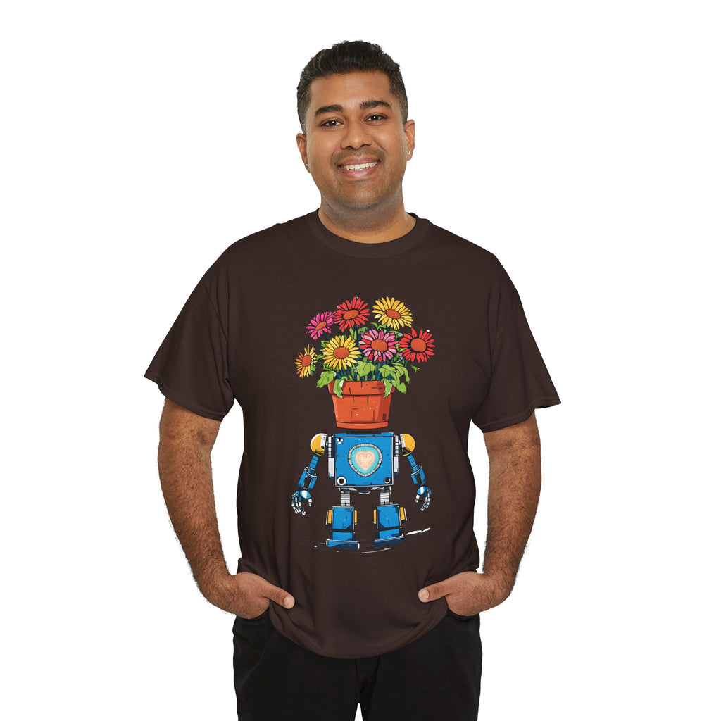 Robot Flower Power Tee