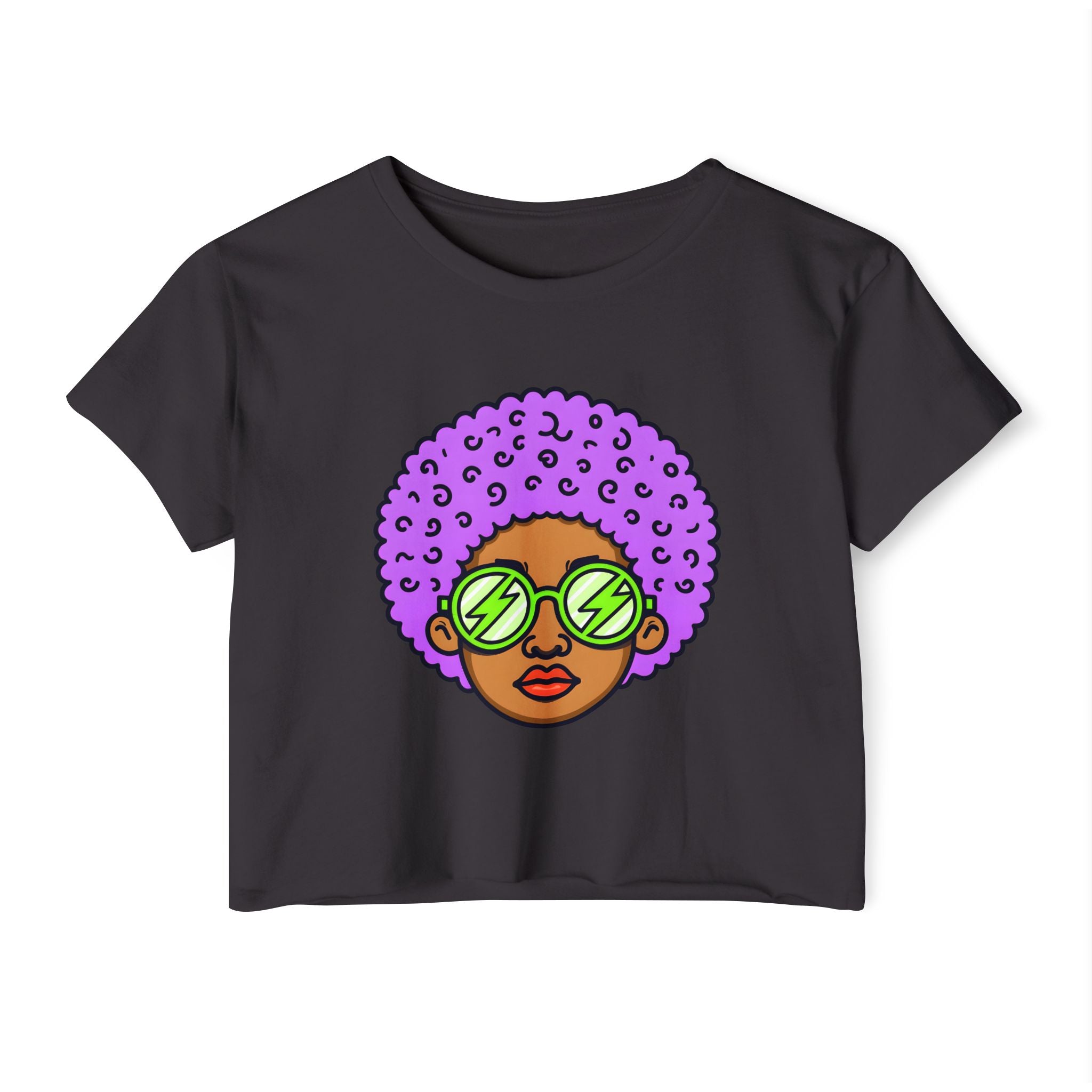 Afro Cropped Tee