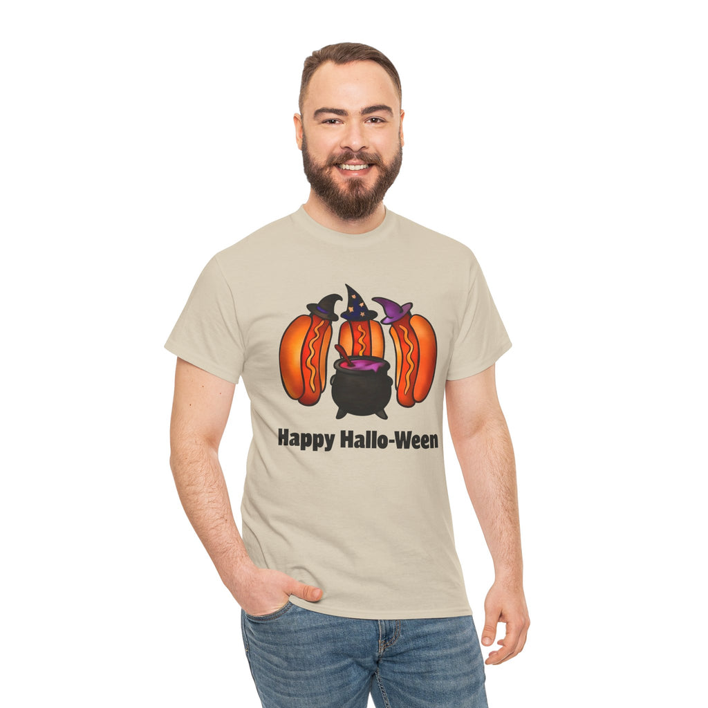 "Happy Hallo-Ween" Hotdog Witches Tee
