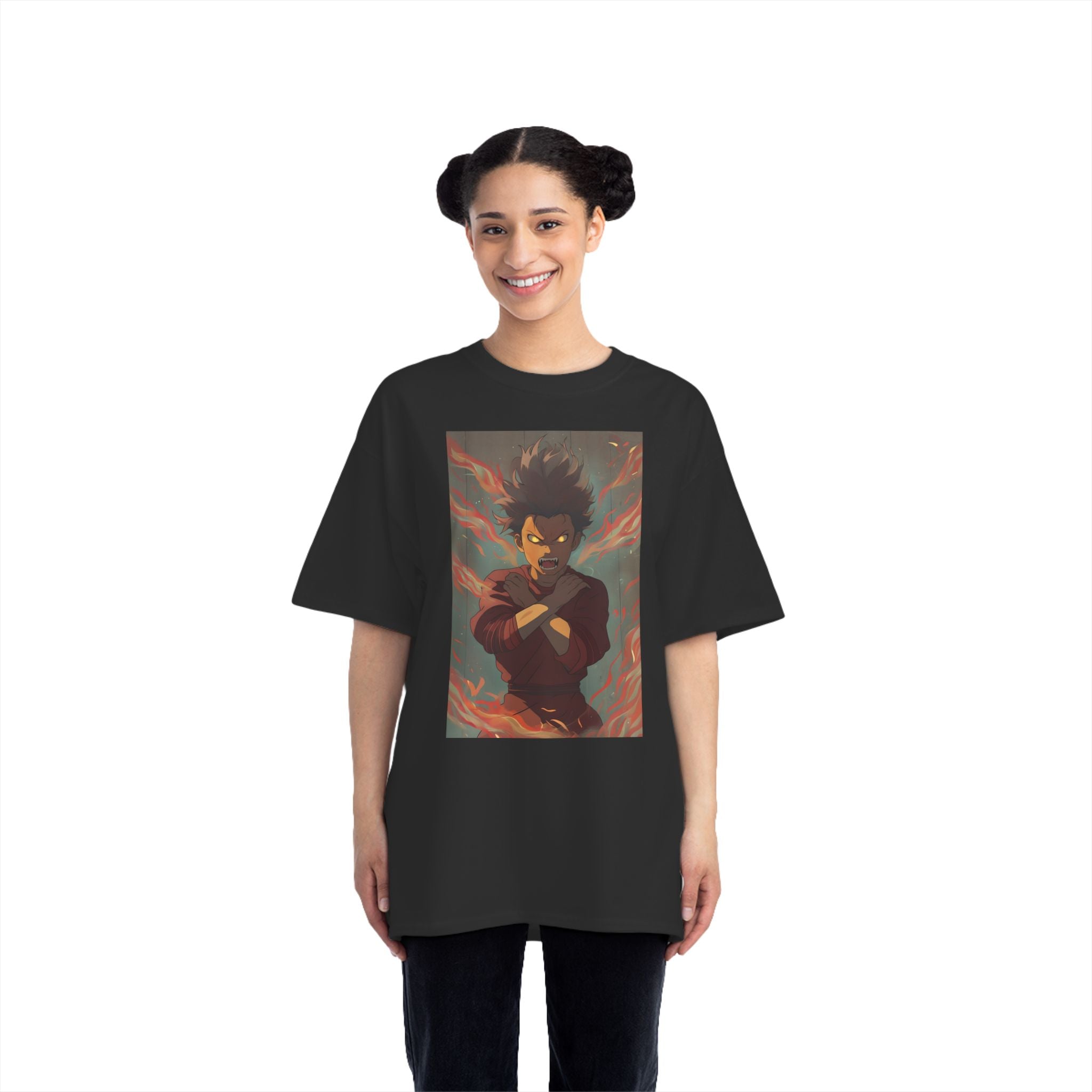 Anime-Inspired Short-Sleeve T-Shirt