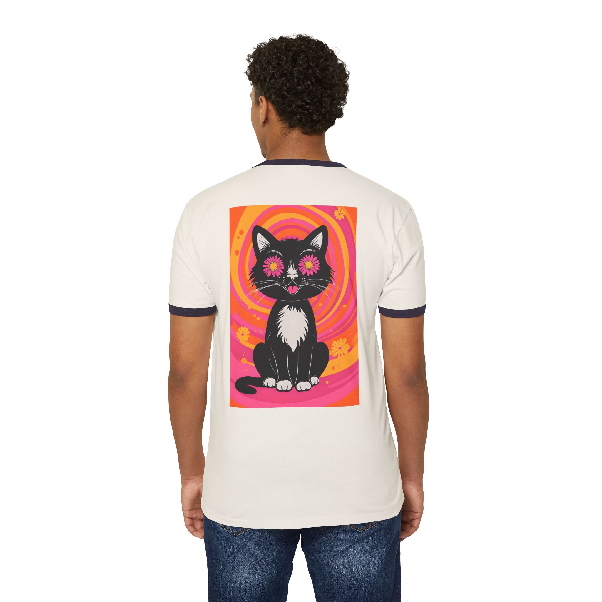 Ringer Tee-Disco Kitty