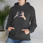Skeleton Hand Heart Hoodie