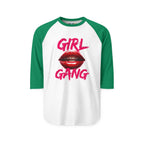 "Girl Gang" 3/4th Sleeve Raglan Shirt