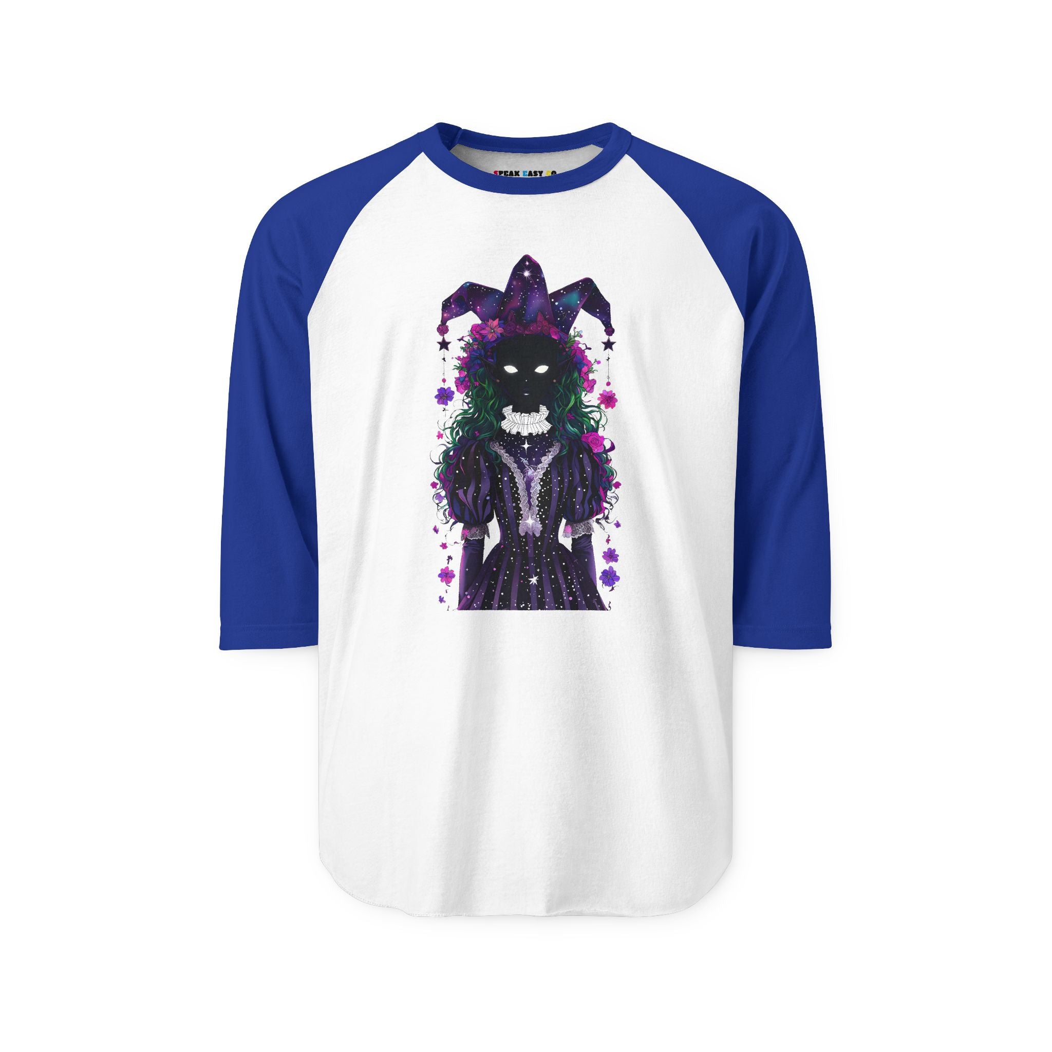 Mystical Joker 3/4th Sleeve Raglan Shirt