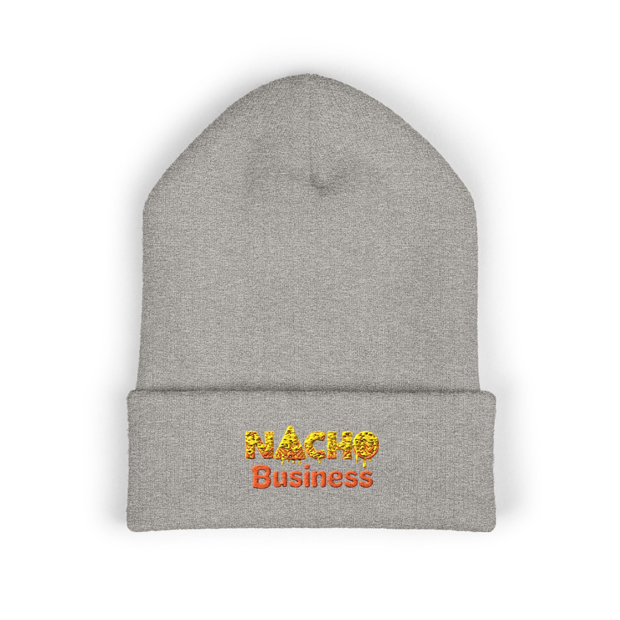 Nacho Business Embroidered Classic Cuffed Beanie