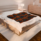 Halloween Themed Velveteen Plush Blanket