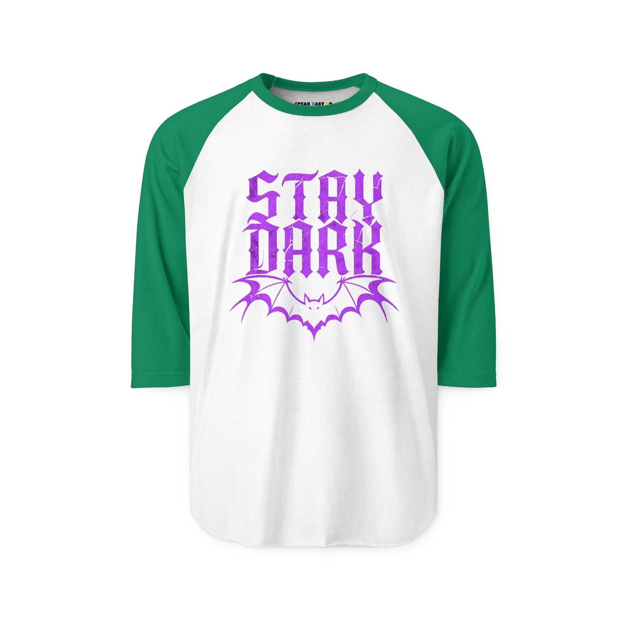 "Stay Dark" 3/4th Sleeve Raglan Shirt