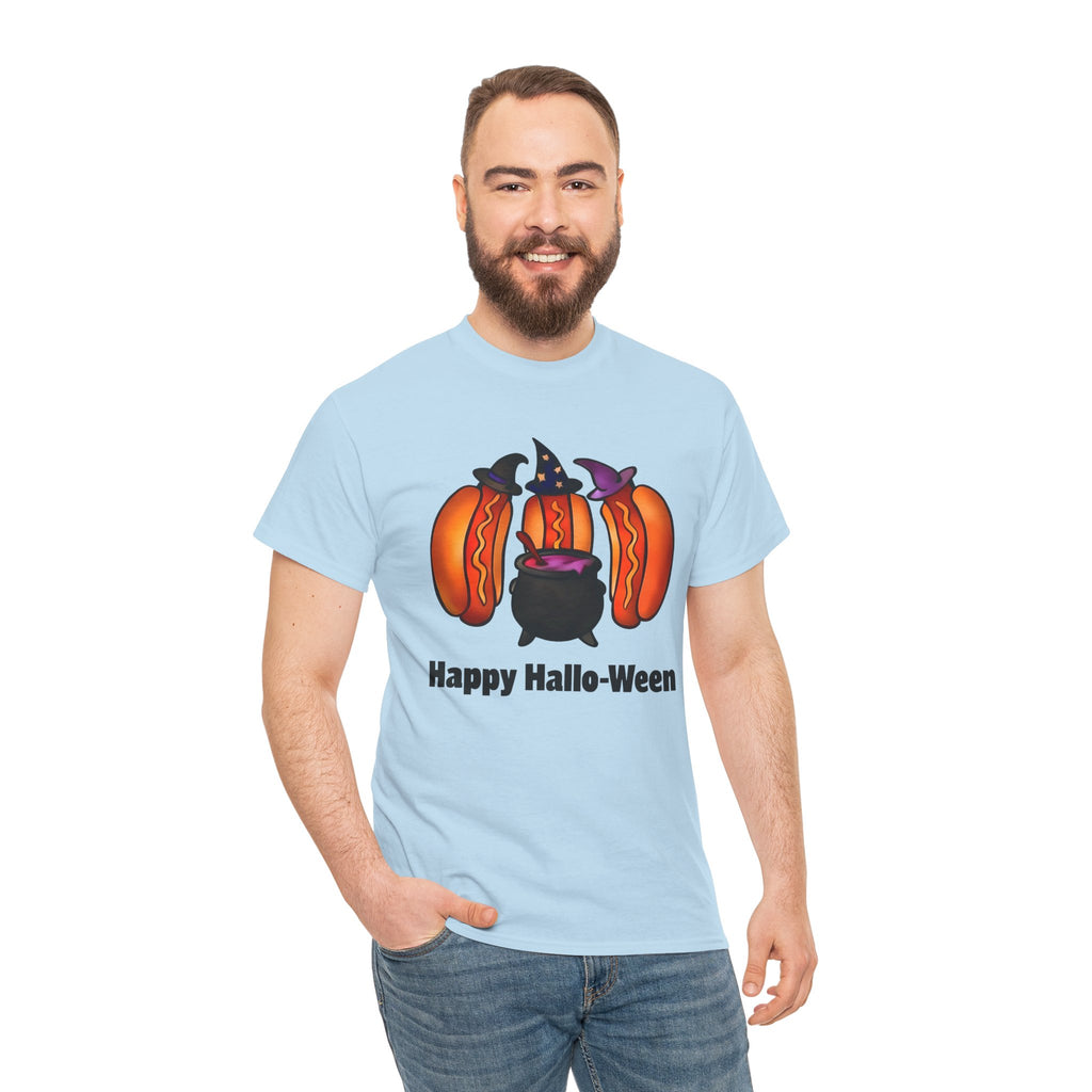 "Happy Hallo-Ween" Hotdog Witches Tee