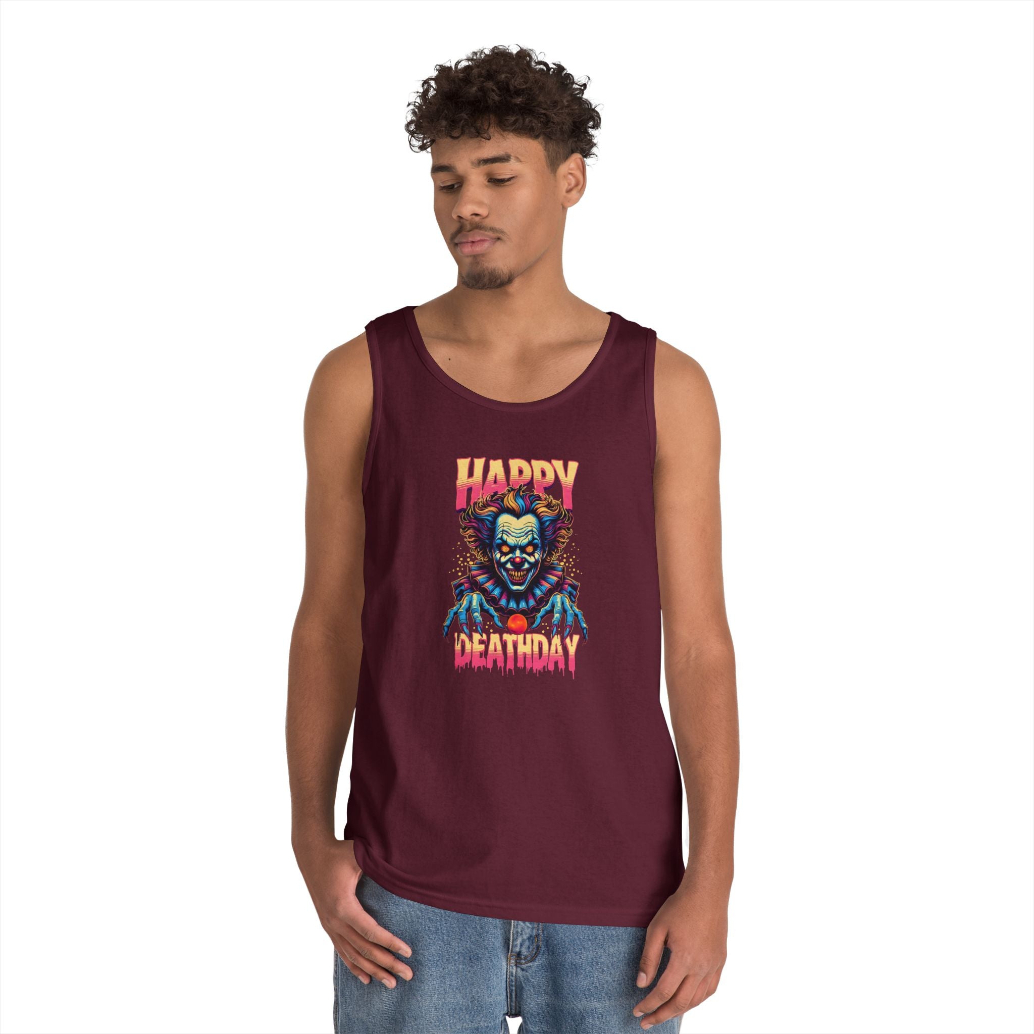 "Happy Deathday" Clown Tank