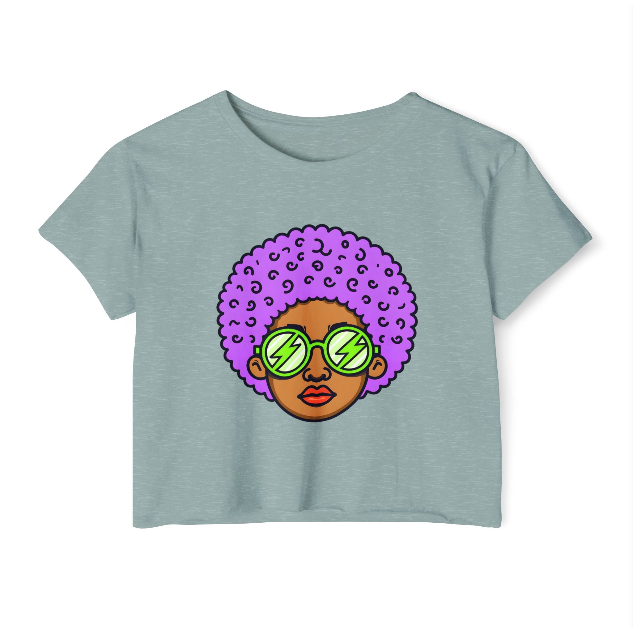 Afro Cropped Tee