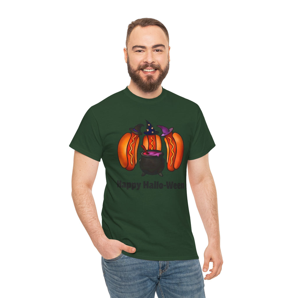 "Happy Hallo-Ween" Hotdog Witches Tee