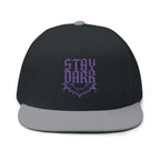 "Stay Dark" Embroidered Flat Bill Cap