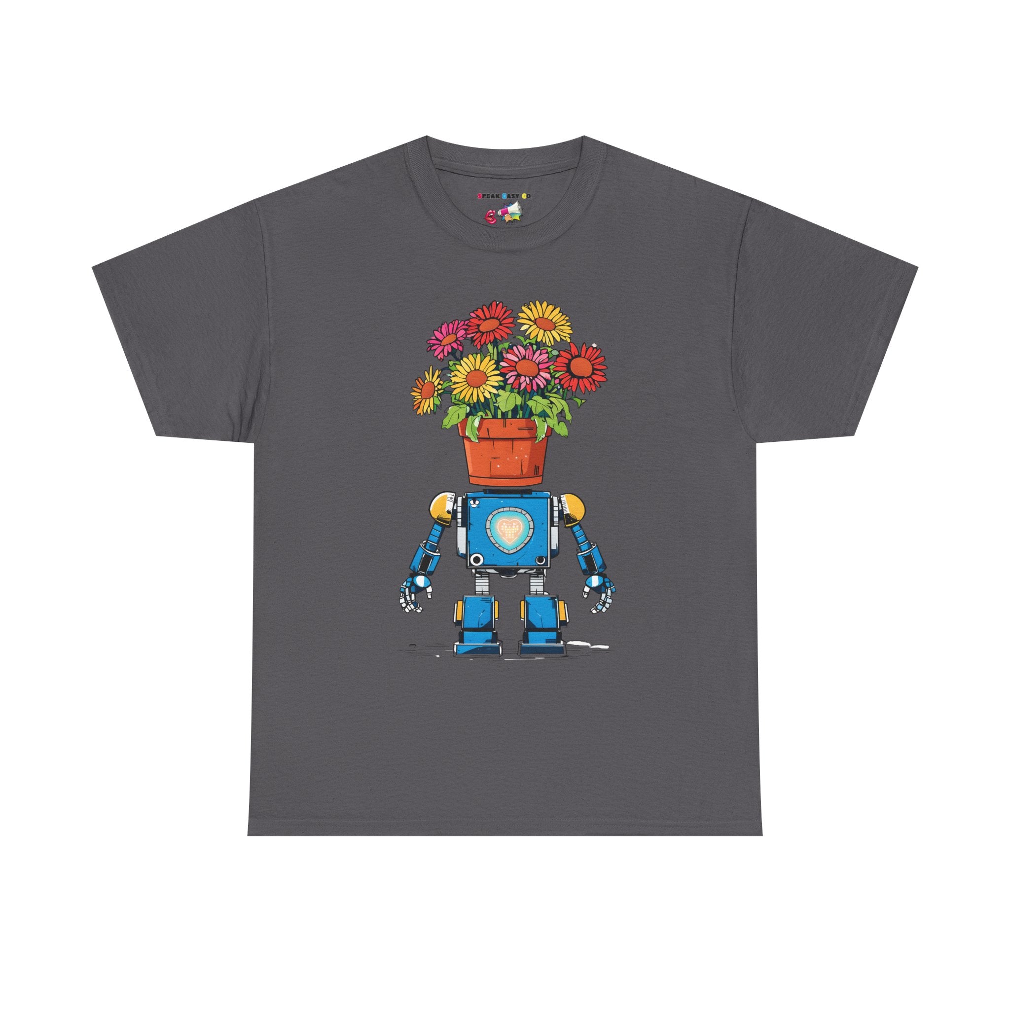 Robot Flower Power Tee