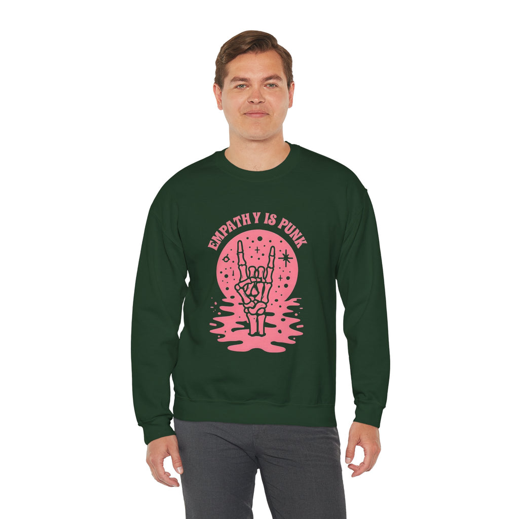 "Empathy Is Punk" Crewneck Sweatshirt