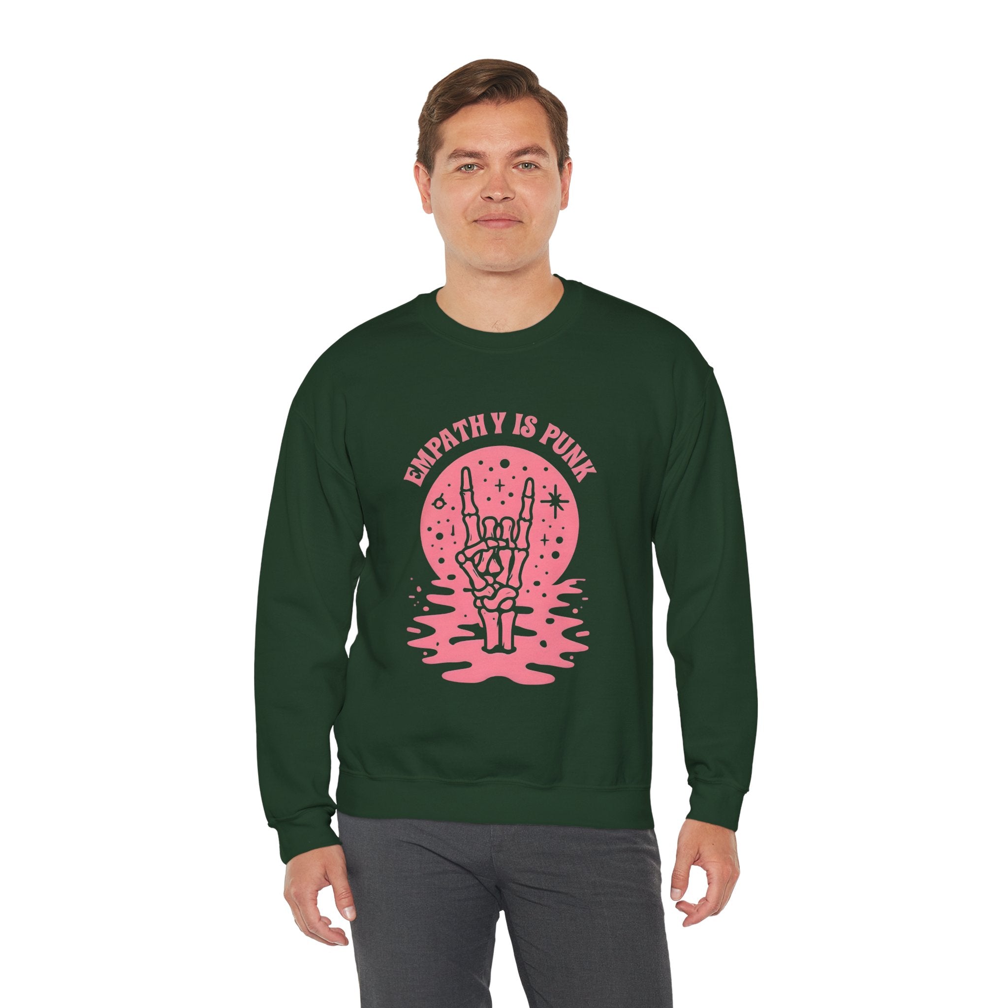 "Empathy Is Punk" Crewneck Sweatshirt
