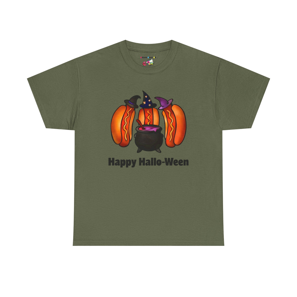 "Happy Hallo-Ween" Hotdog Witches Tee