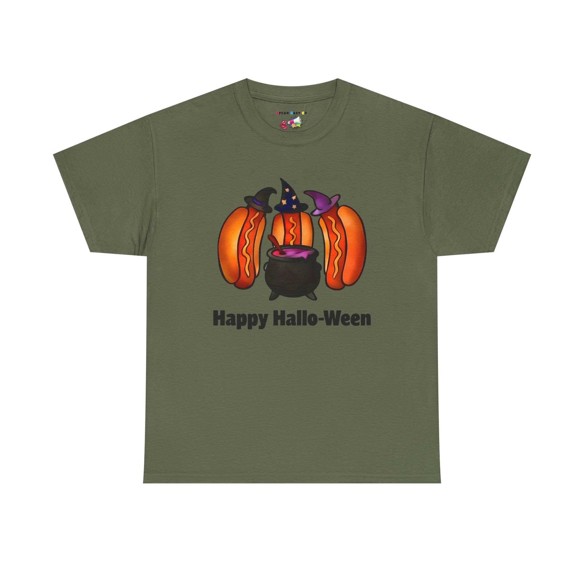"Happy Hallo-Ween" Hotdog Witches Tee