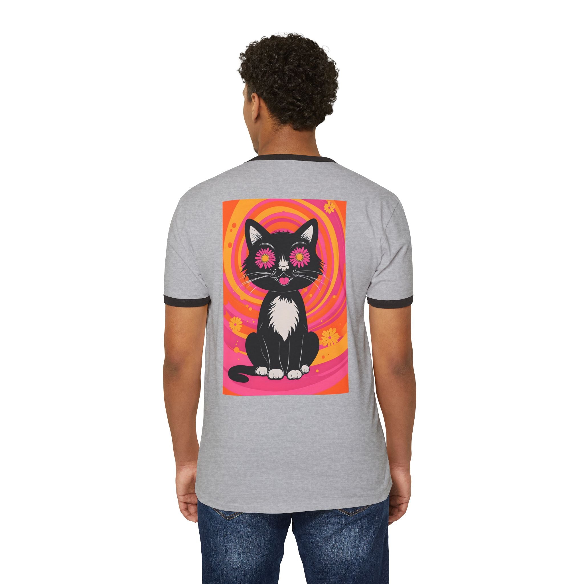 Ringer Tee-Disco Kitty