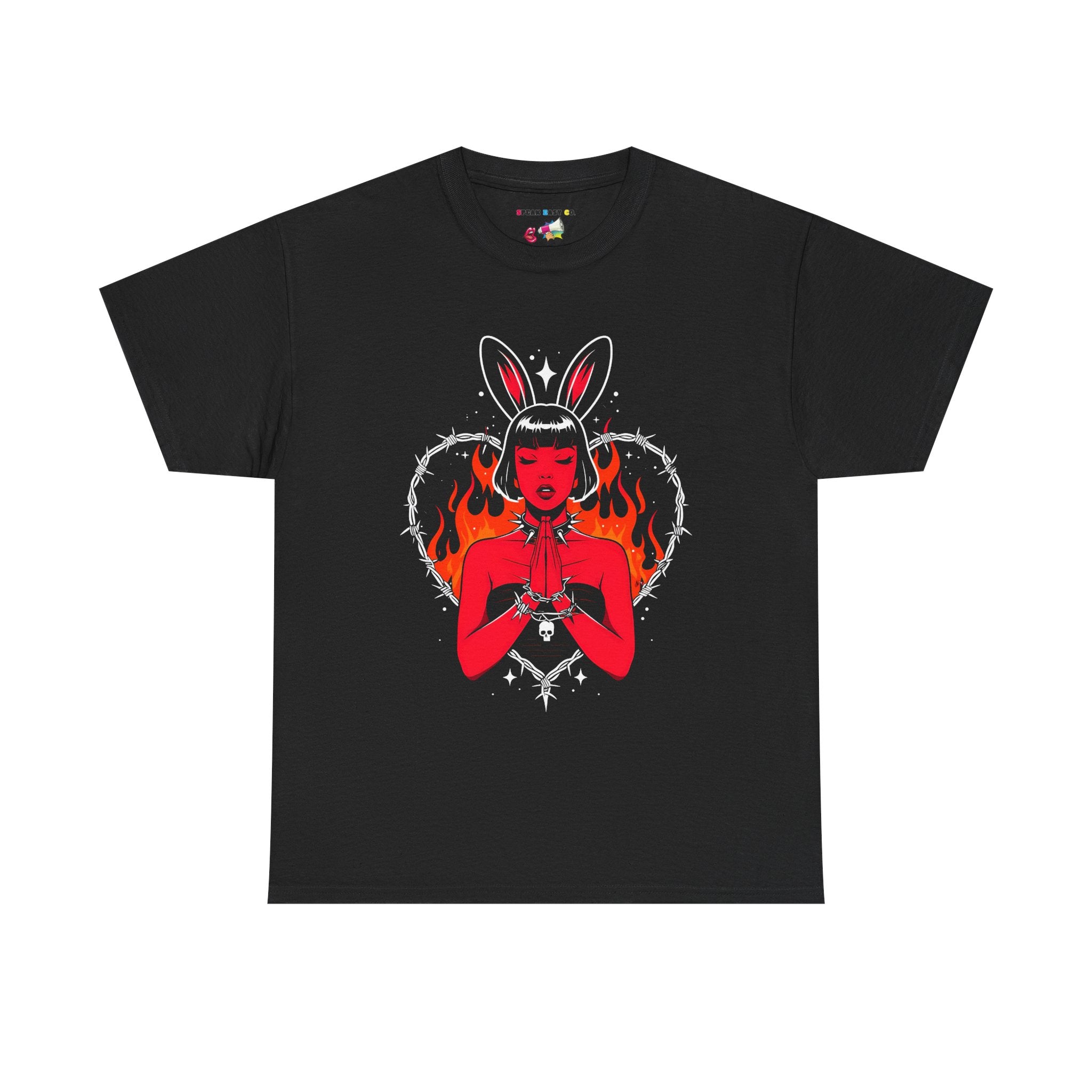 Edgy Bunny Heart Tee