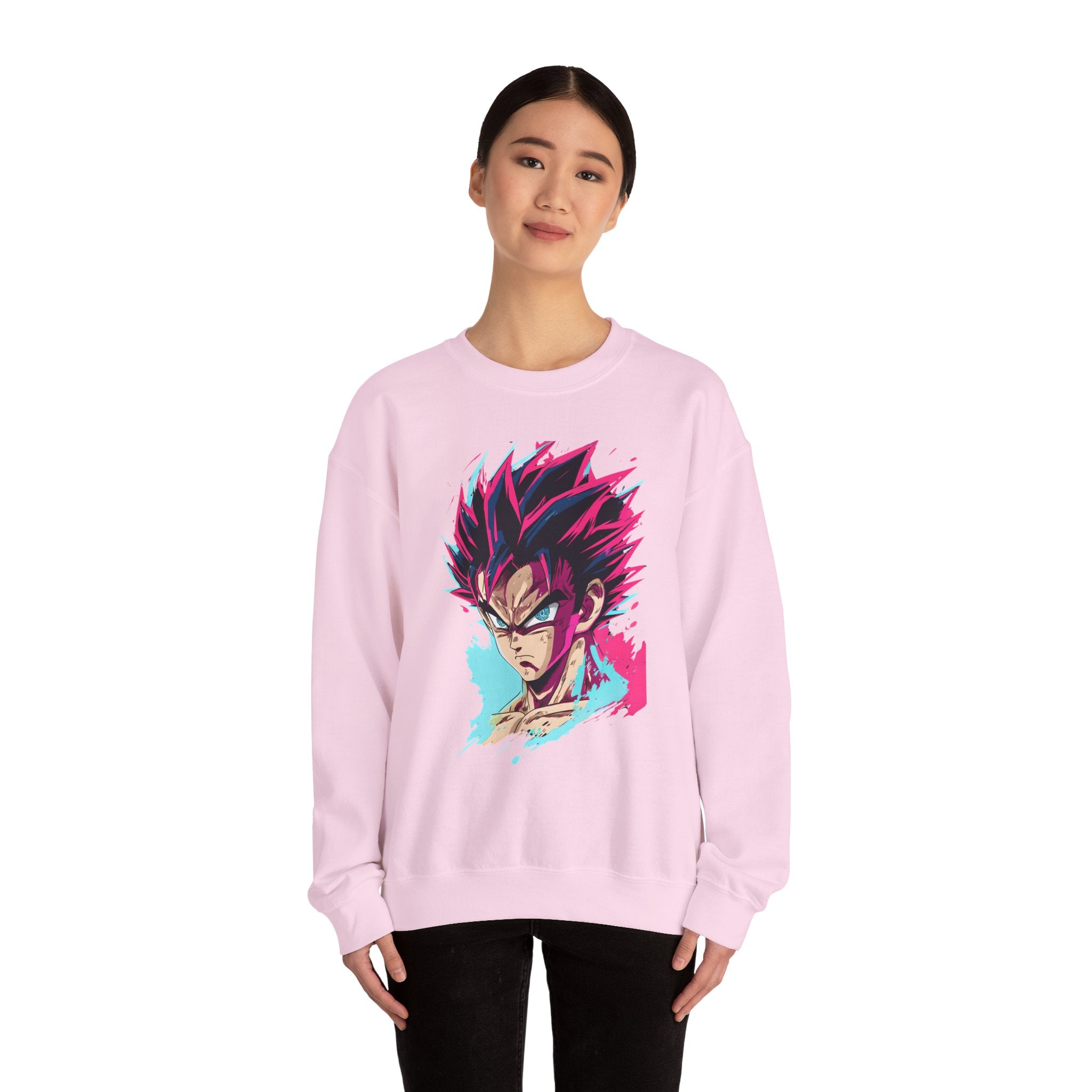 Anime-Inspired Crewneck Sweatshirt