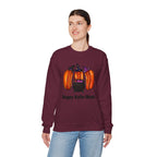 "Happy Hallo-Ween" Hotdog Witches Crewneck Sweatshirt