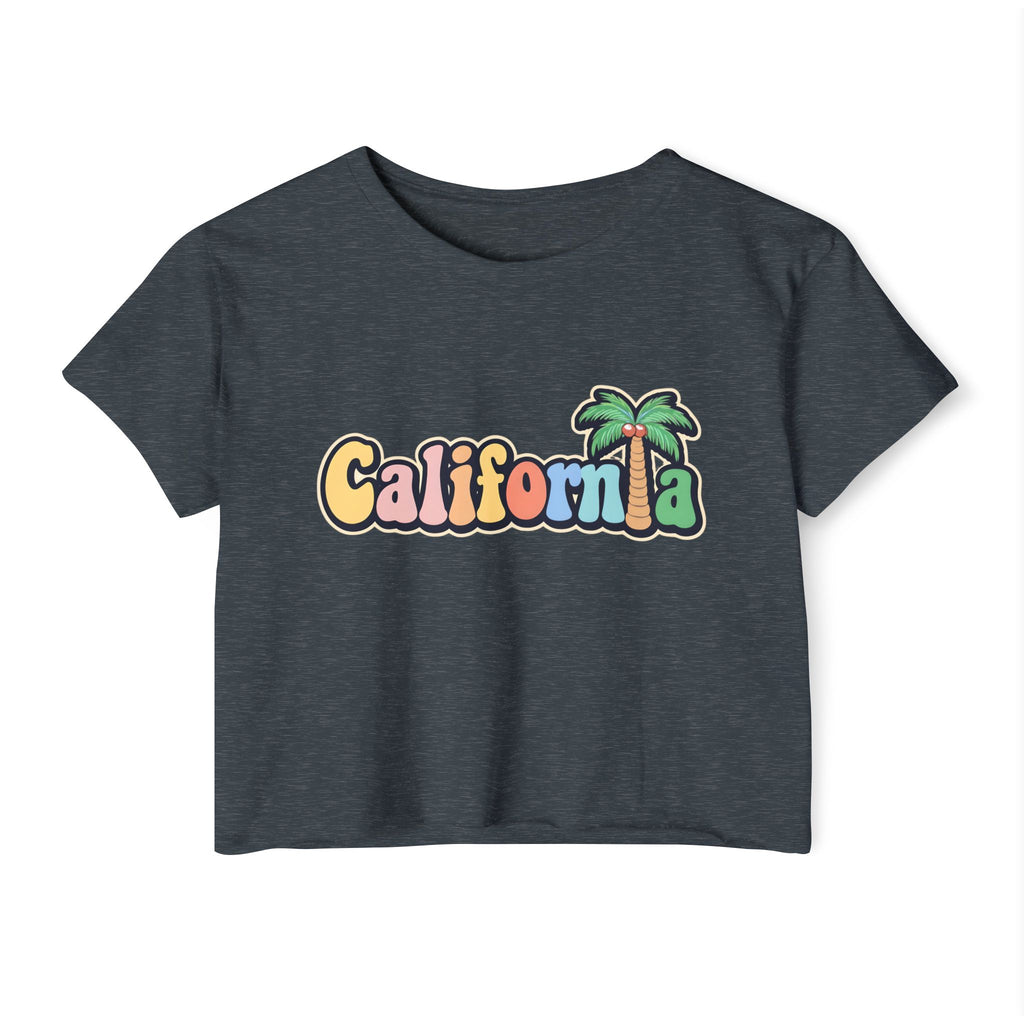 California Palm Tree Cropped Tee