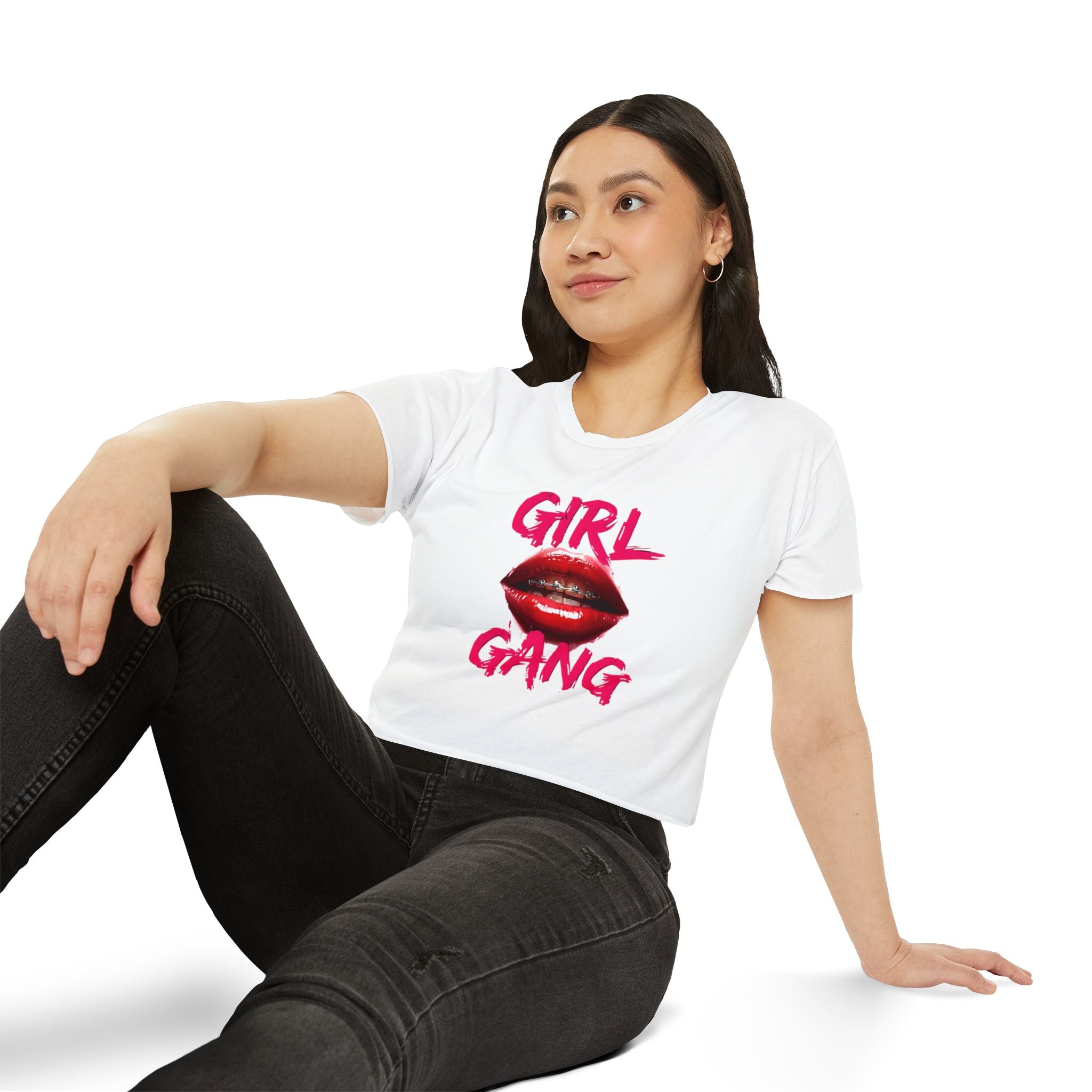 "Girl Gang" Cropped Tee