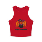"Happy Hallo-Ween" Hotdog Witches Cropped Tank Top