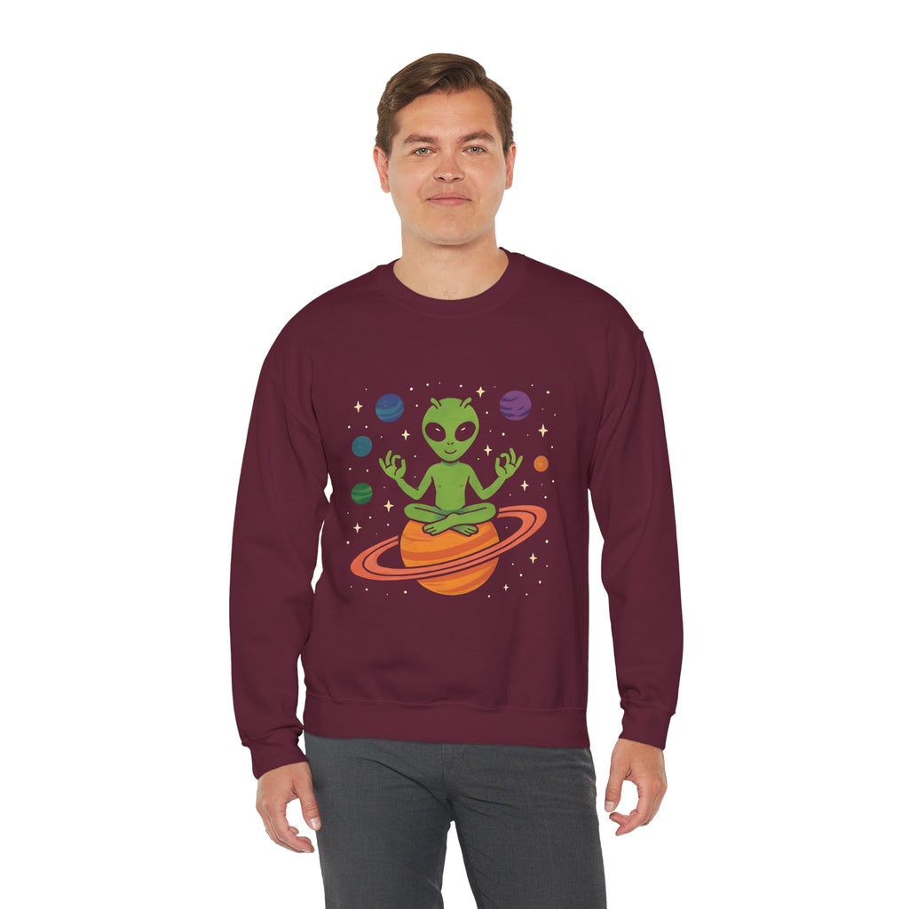 Galactic Alien Crewneck Sweatshirt