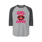 "Girl Gang" 3/4th Sleeve Raglan Shirt