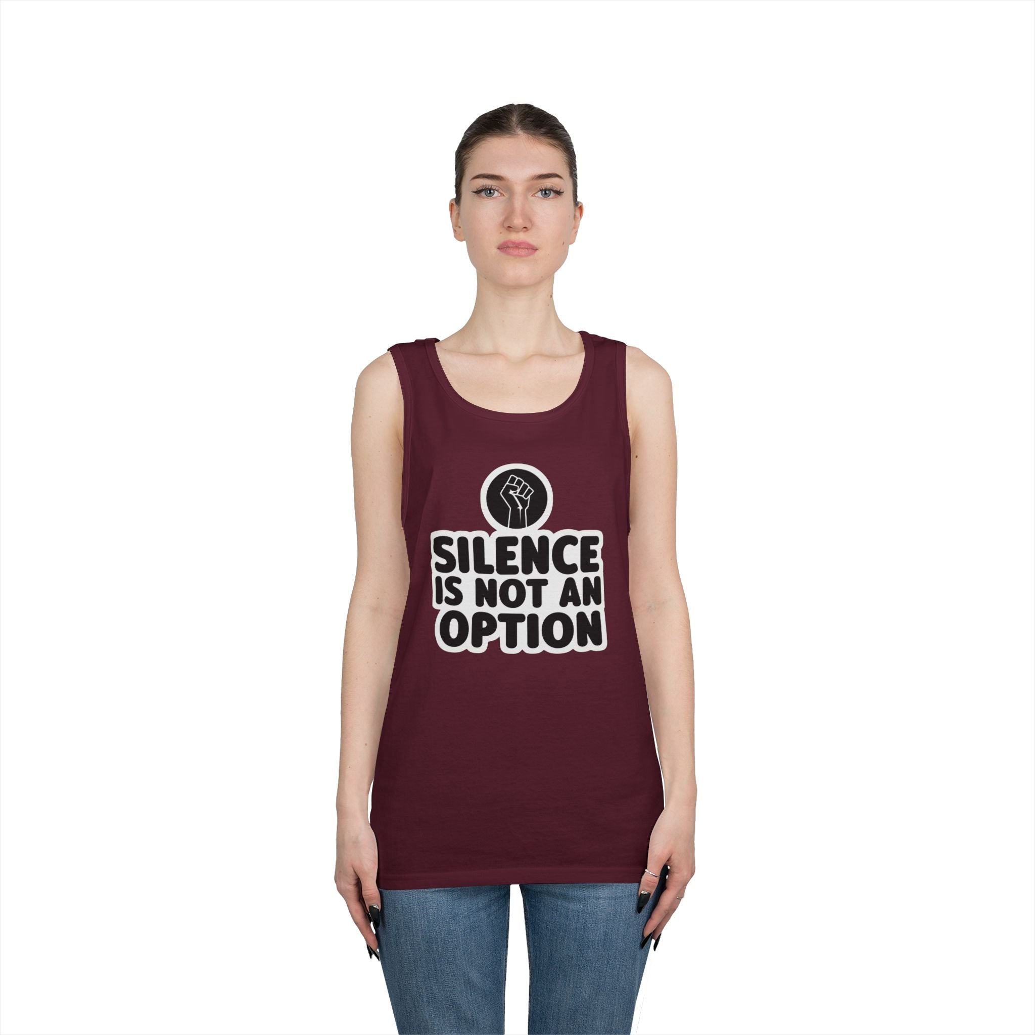 Protest Statement Tank Top - Unisex Heavy Cotton Tee, Activism Apparel, Gift for Advocates, Everyday Wear, Equality Message