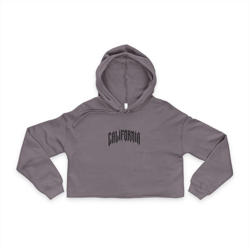 California Cropped Hoodie