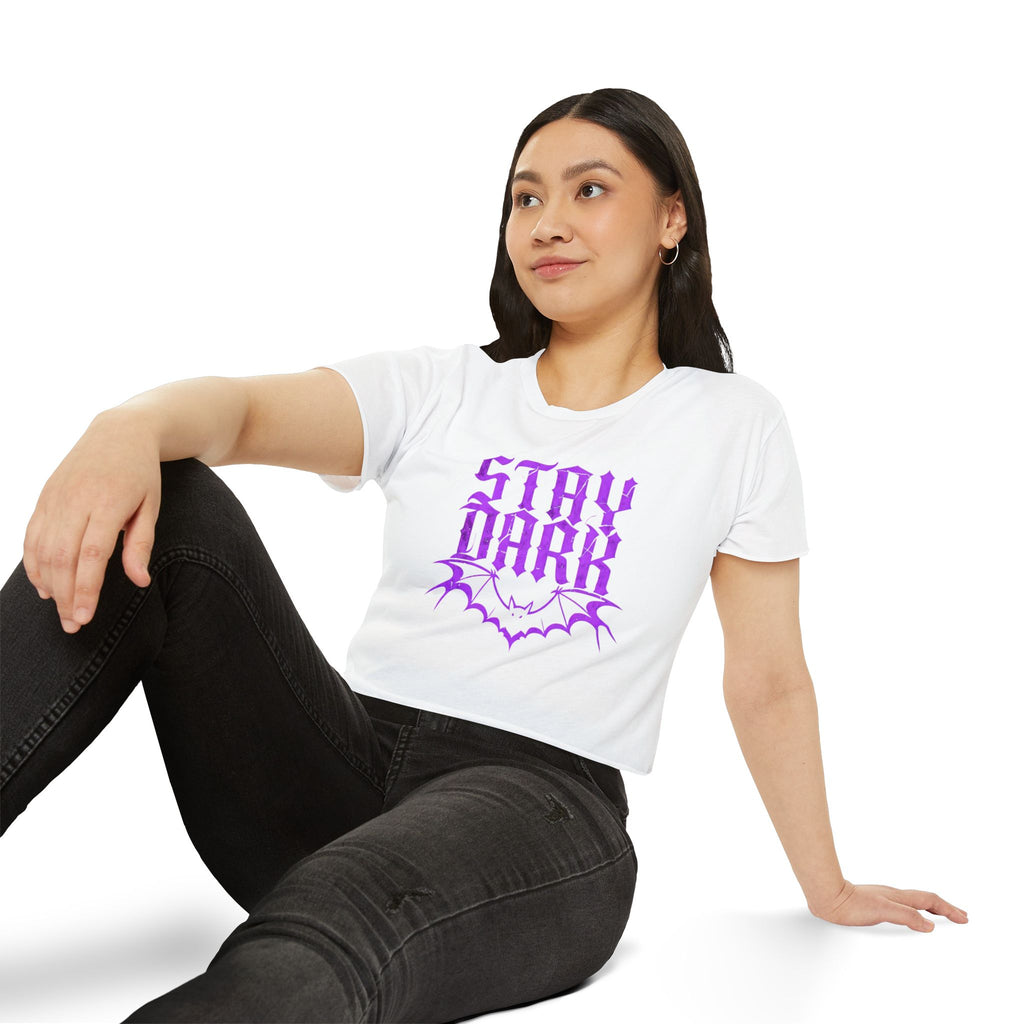 "Stay Dark" Cropped Tee
