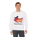 "Happy Hallo-Ween" Hotdog Costume Crewneck Sweatshirt
