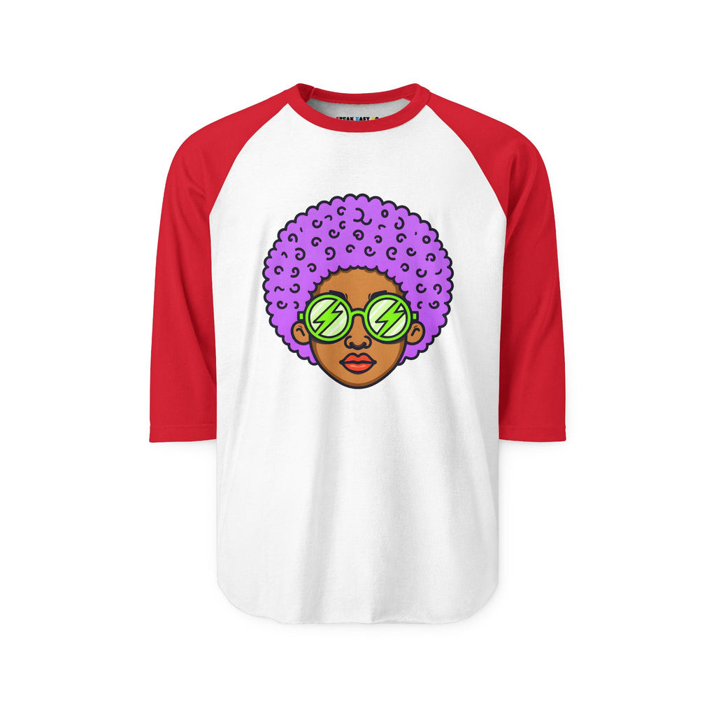 Afro 3/4th Sleeve Raglan Shirt