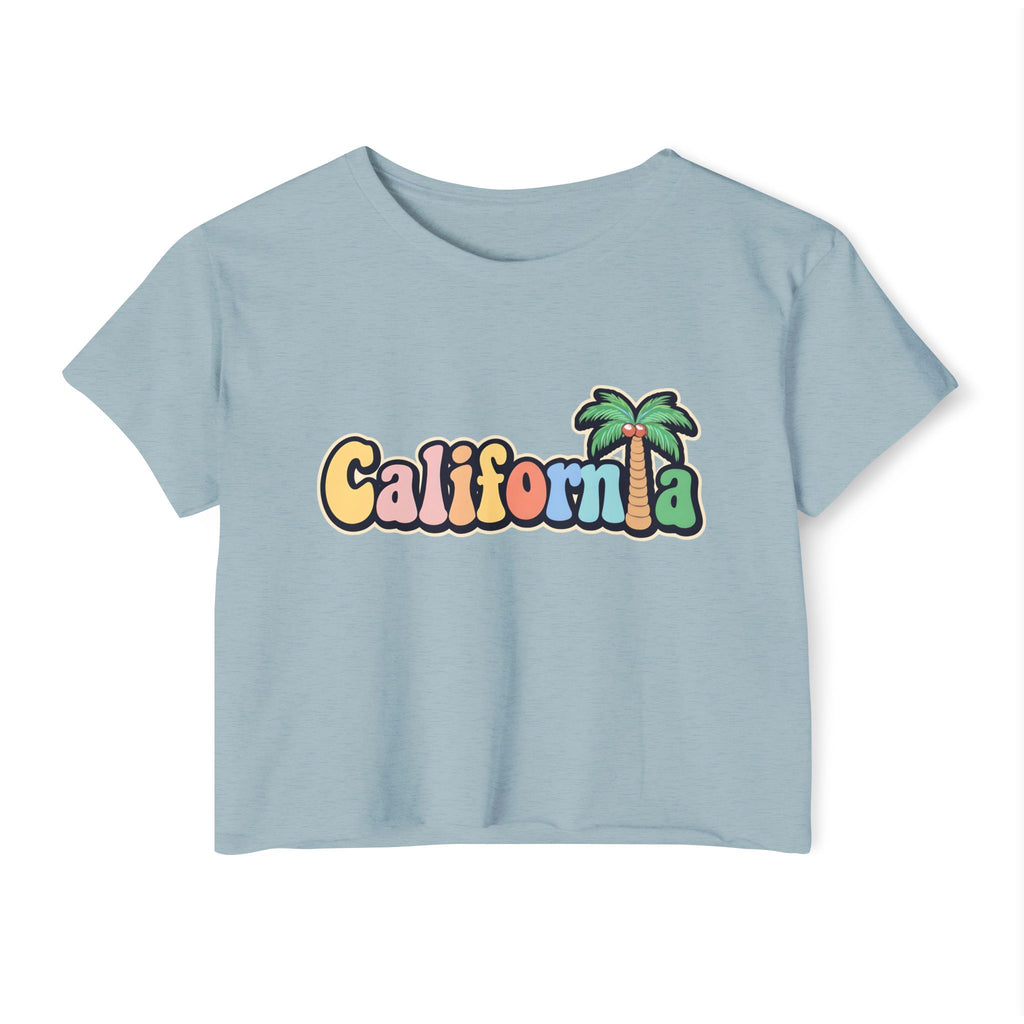 California Palm Tree Cropped Tee