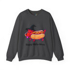 "Happy Hallo-Ween" Hotdog Costume Crewneck Sweatshirt