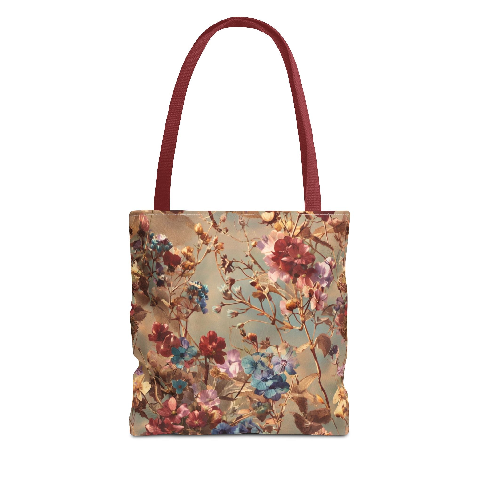 Floral Print Tote Bag