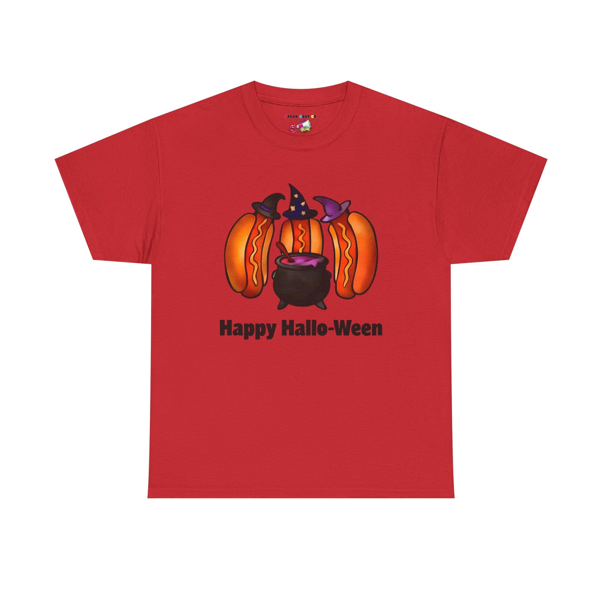 "Happy Hallo-Ween" Hotdog Witches Tee
