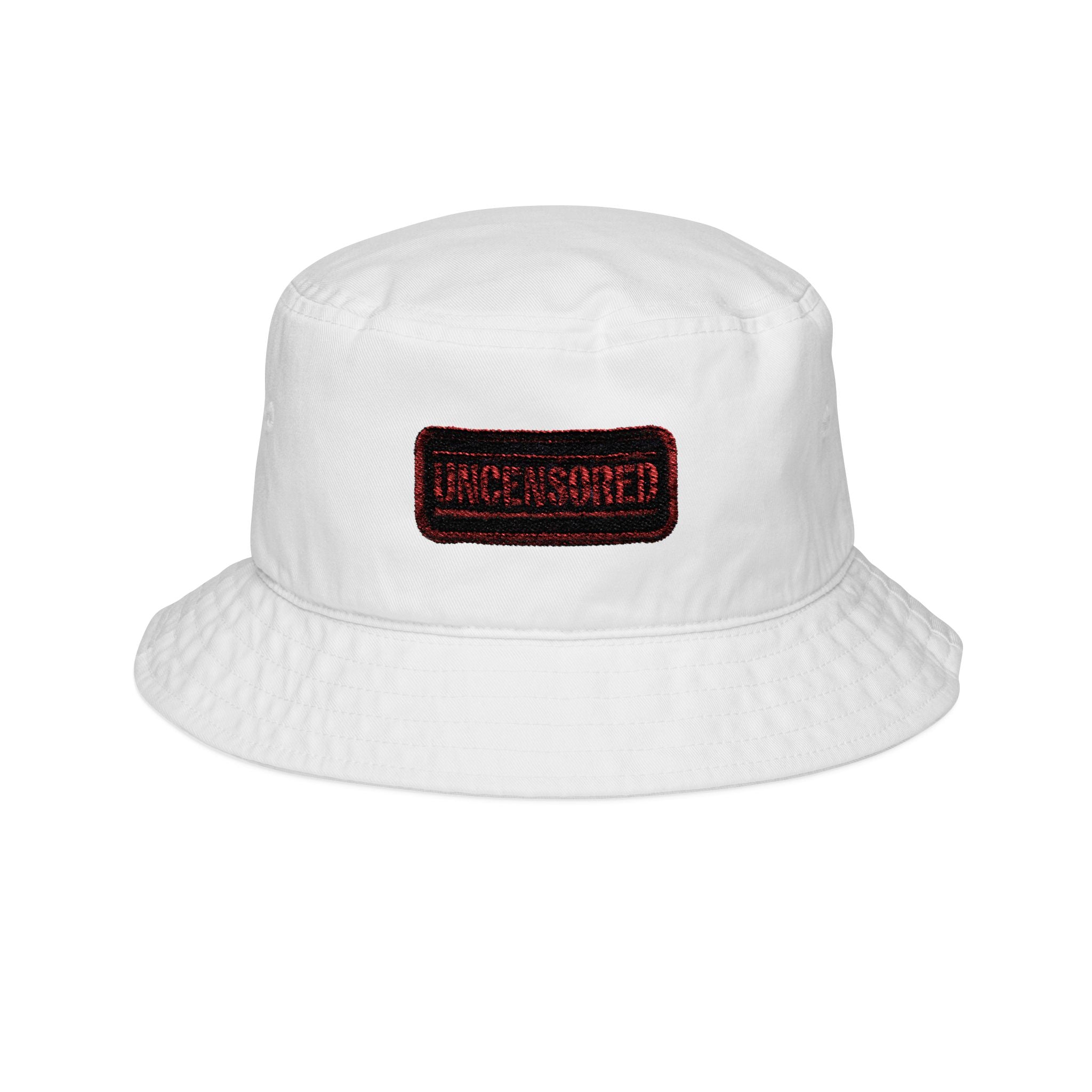 Uncensored Embroidered Bucket Hat