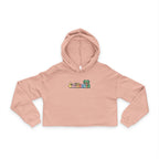 California Palm Tree Cropped Hoodie