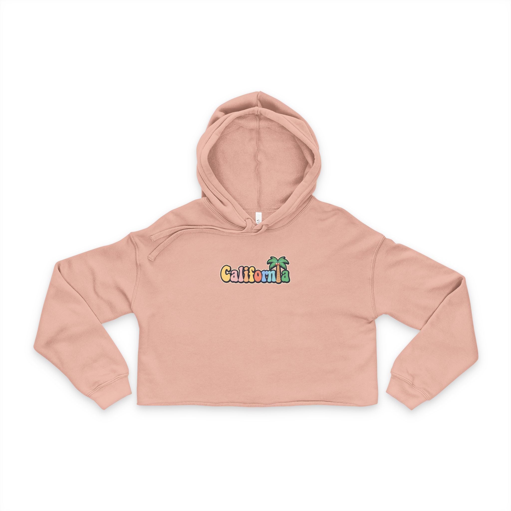 California Palm Tree Cropped Hoodie