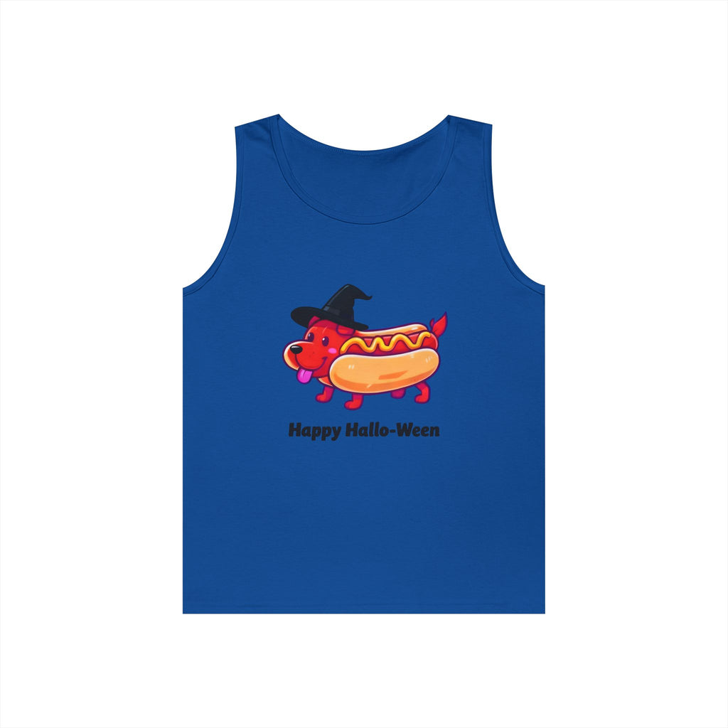 "Happy Hallo-Ween" Hotdog Costume Tank