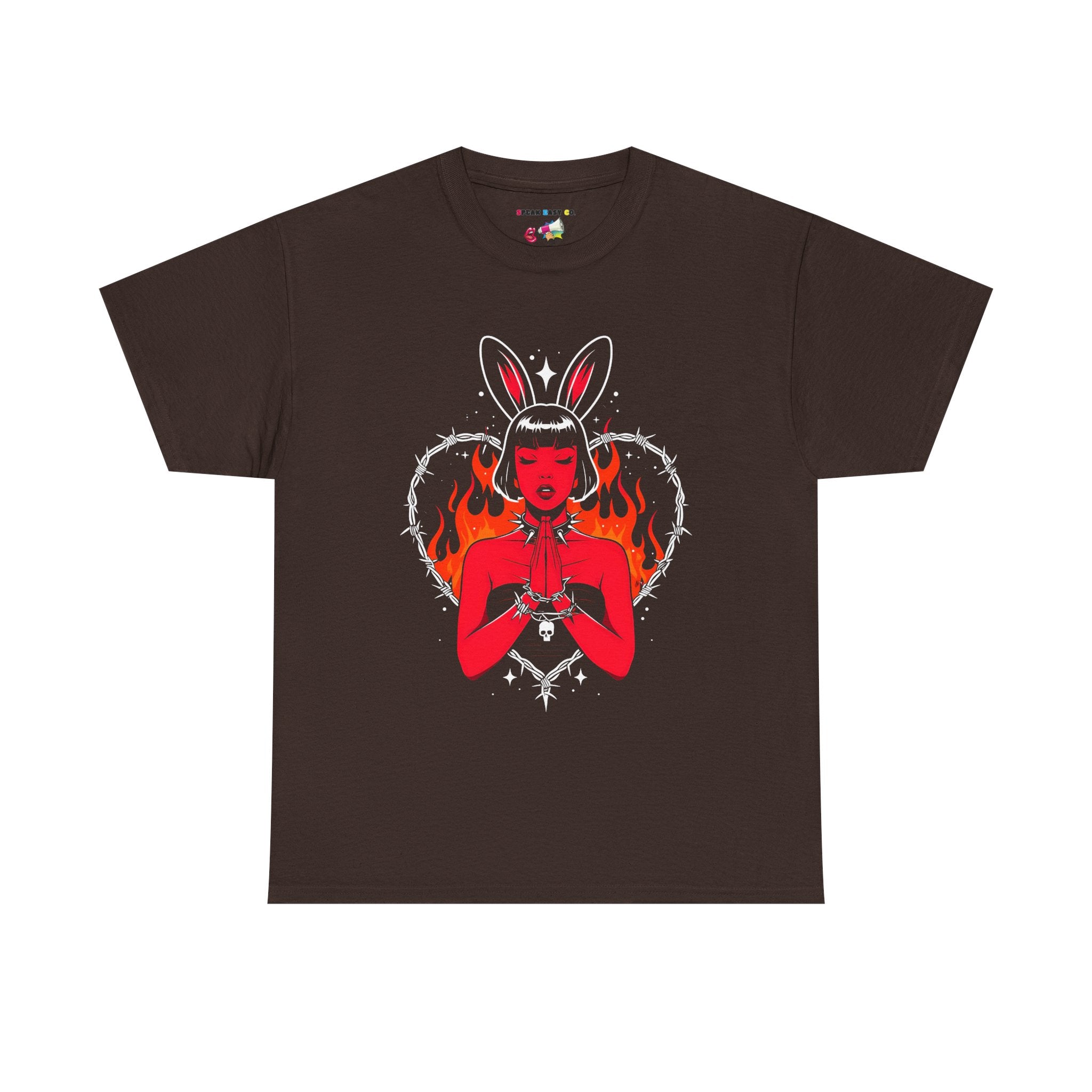 Edgy Bunny Heart Tee
