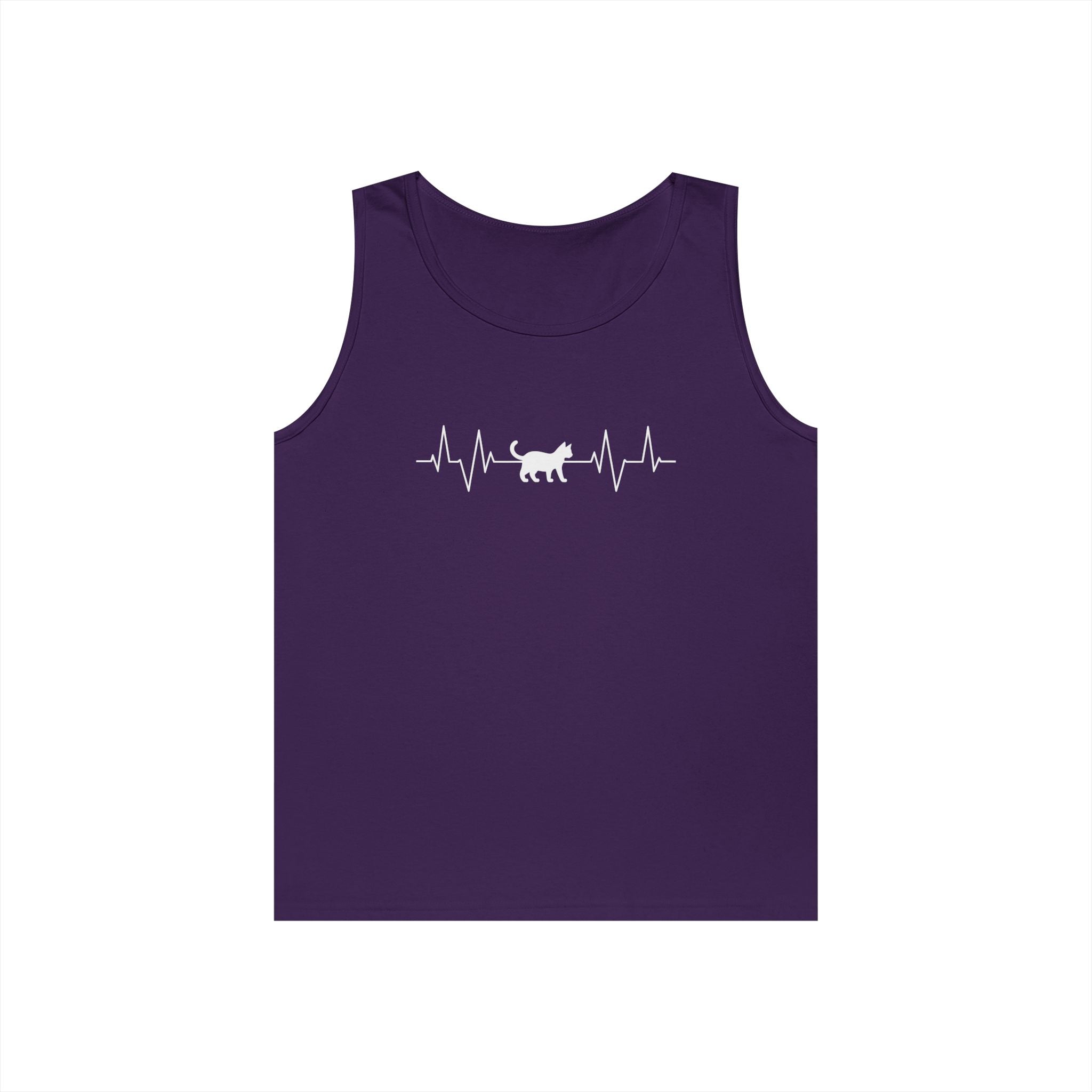 White Cat Heartbeat Tank