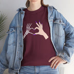 Skeleton Hand Heart Tee