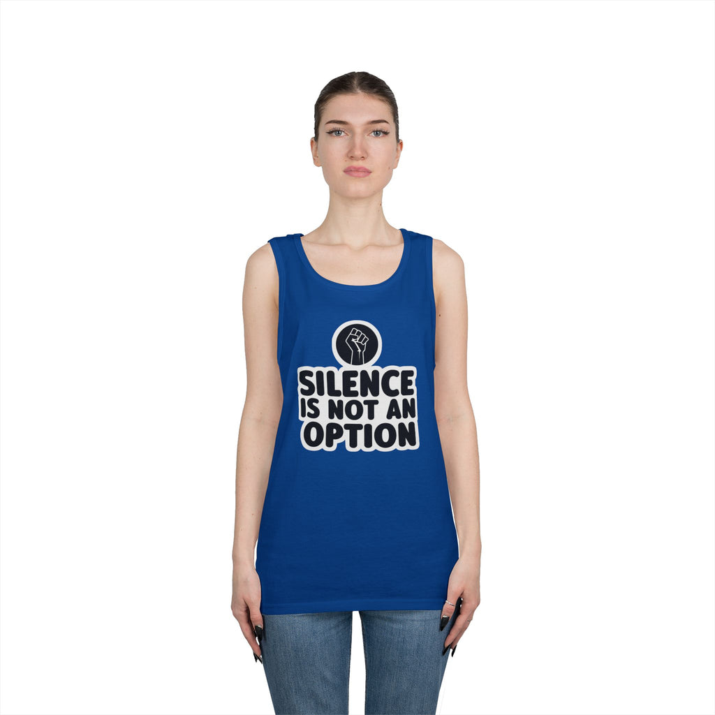 Protest Statement Tank Top - Unisex Heavy Cotton Tee, Activism Apparel, Gift for Advocates, Everyday Wear, Equality Message