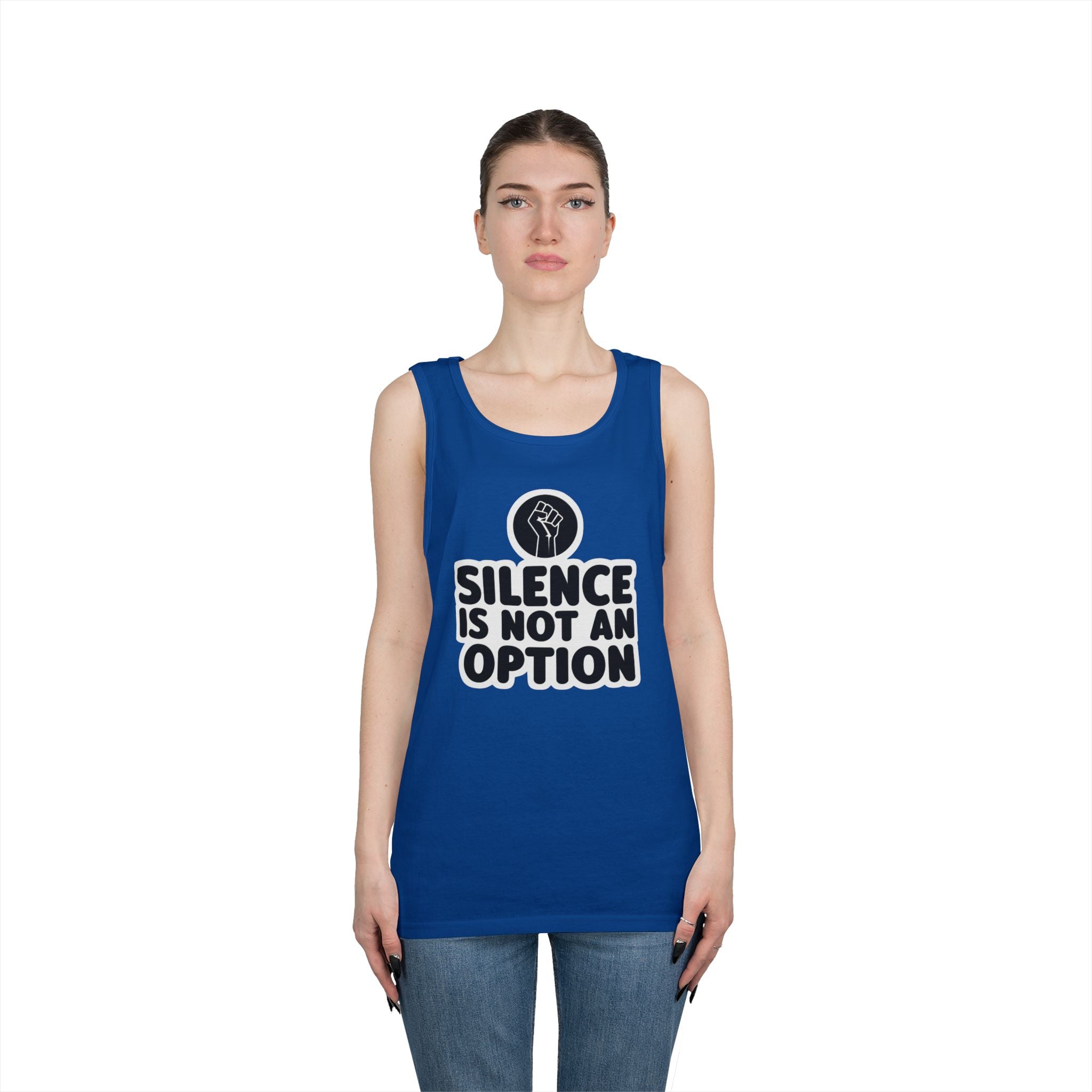 Protest Statement Tank Top - Unisex Heavy Cotton Tee, Activism Apparel, Gift for Advocates, Everyday Wear, Equality Message